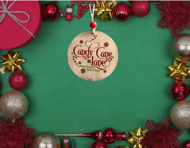 Round Shaped Sublimated Ornament