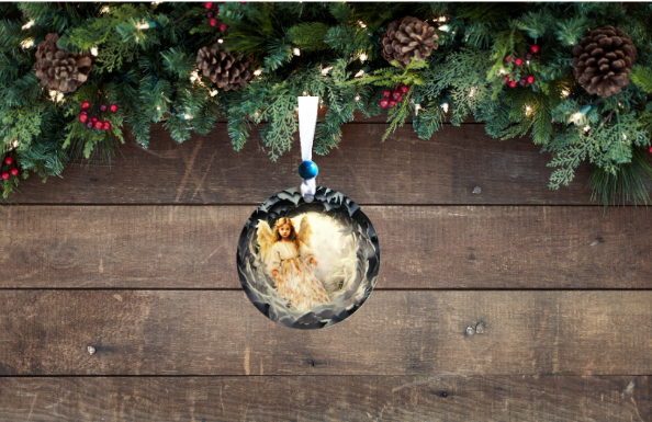 Round Shaped Sublimated Ornament