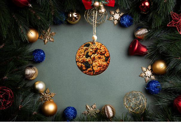 Round Shaped Sublimated Ornament