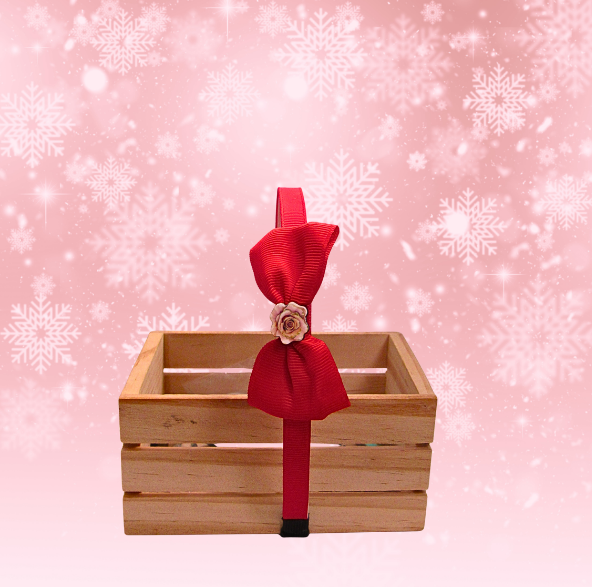 Girls Plastic Headband with MDF Shaped Center