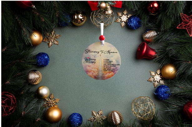 Round Shaped Sublimated Ornament