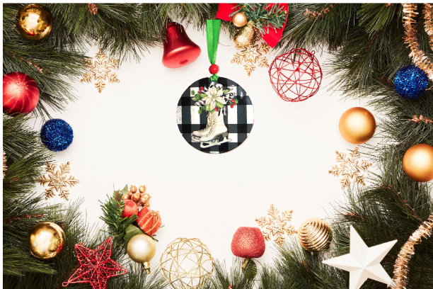 Round Shaped Sublimated Ornament