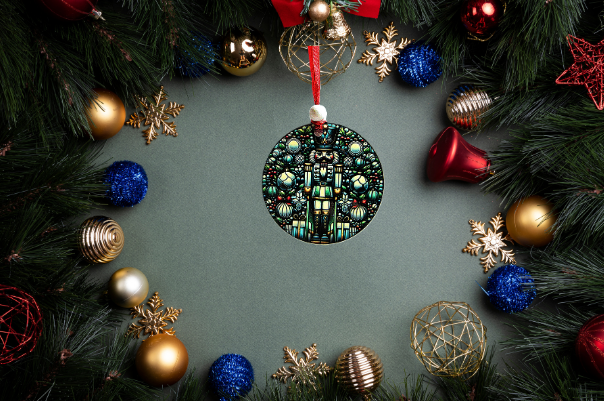 Round Shaped Sublimated Ornament