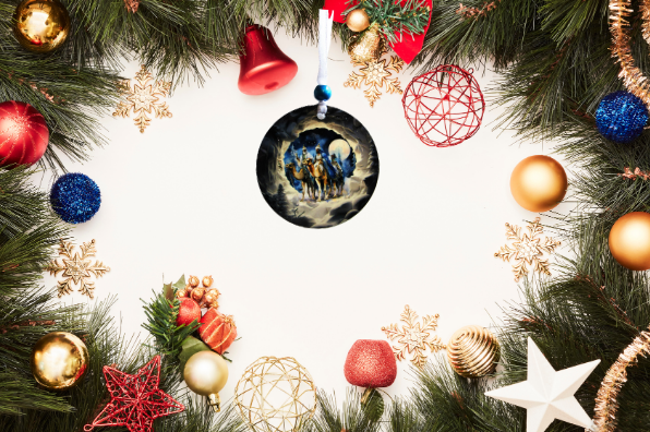 Round Shaped Sublimated Ornament