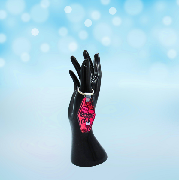 MDF-Motel Keychain Shaped Sublimated Keychain