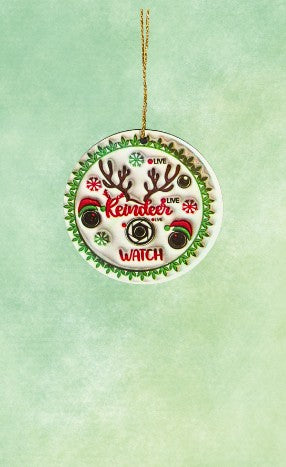 Round Shaped Sublimated Ornament