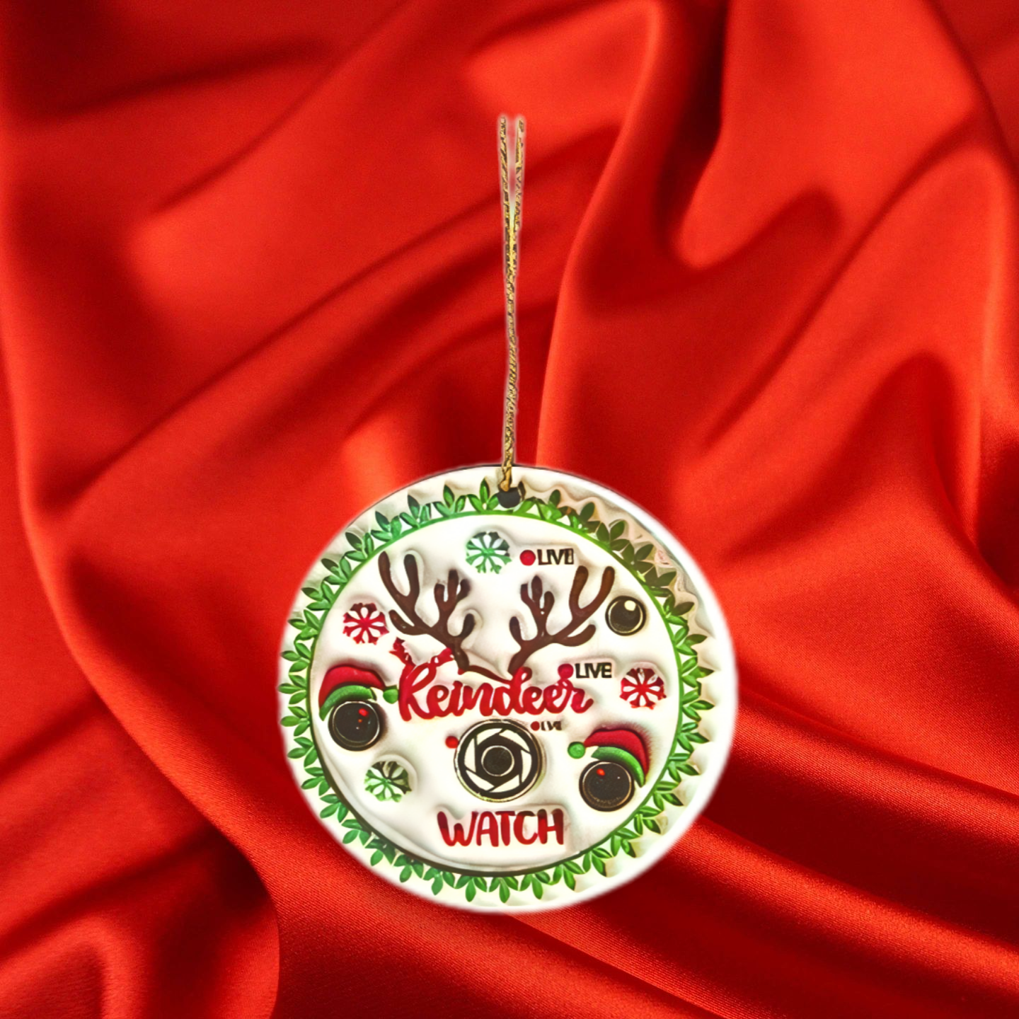 Round Shaped Sublimated Ornament