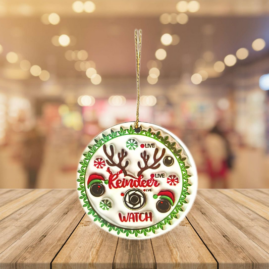 Round Shaped Sublimated Ornament