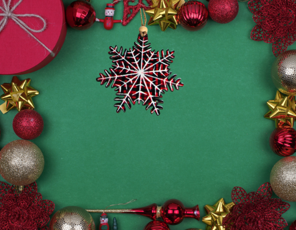 Snowflake Shaped Sublimated Ornament