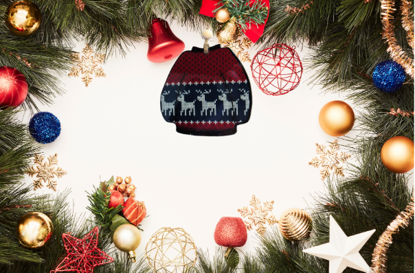 Sweater Shaped Sublimated Ornament