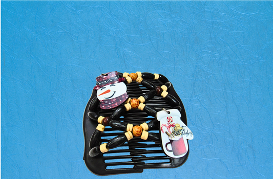 Double Comb Hair Clip With Sublimated Interchangeable Charms