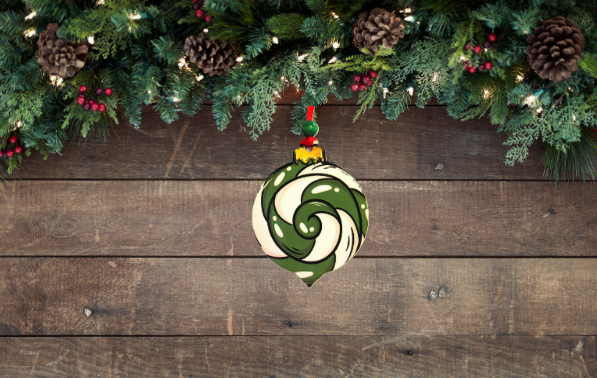 Sphere with Point Shaped Sublimated Ornament