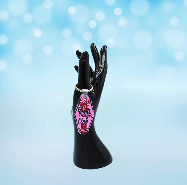 MDF-Motel Keychain Shaped Sublimated Keychain