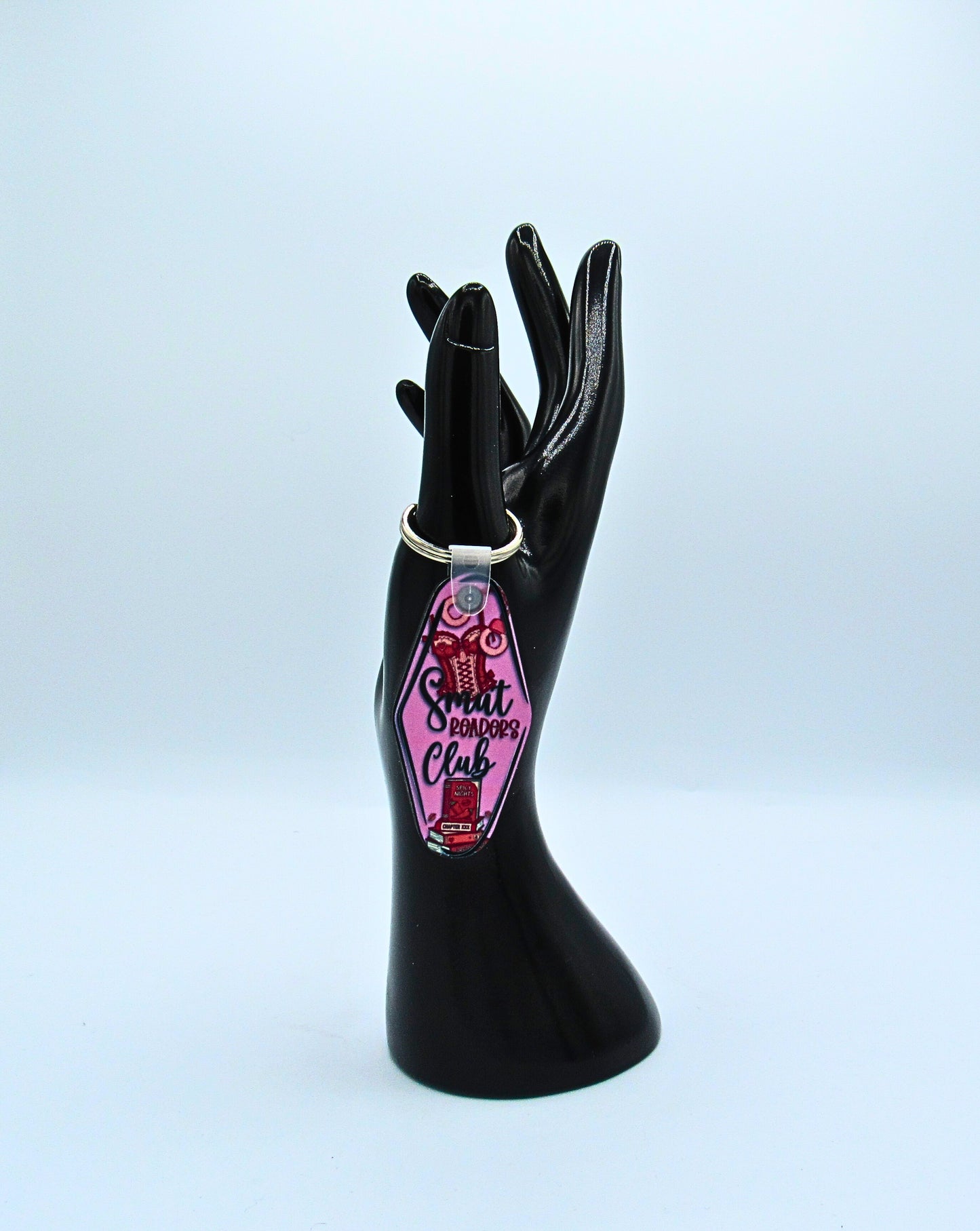 MDF-Motel Keychain Shaped Sublimated Keychain