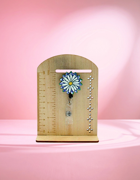 MDF- Sunflower Shaped Sublimated Badge Reel