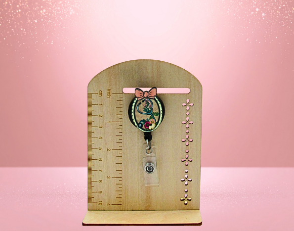 MDF- Oval Frame Shaped Sublimated Badge Reel