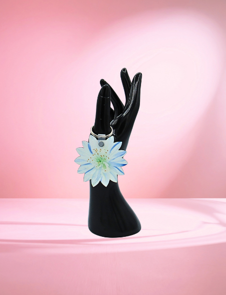 MDF- Edelweiss Shaped Sublimated Keychain