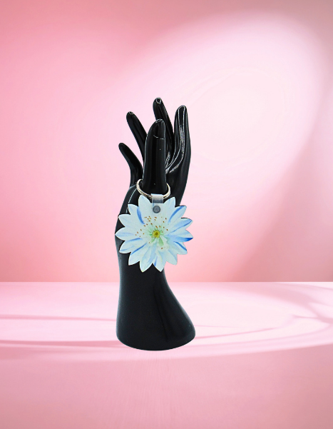 MDF- Edelweiss Shaped Sublimated Keychain