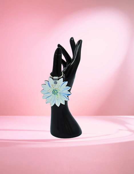 MDF- Edelweiss Shaped Sublimated Keychain