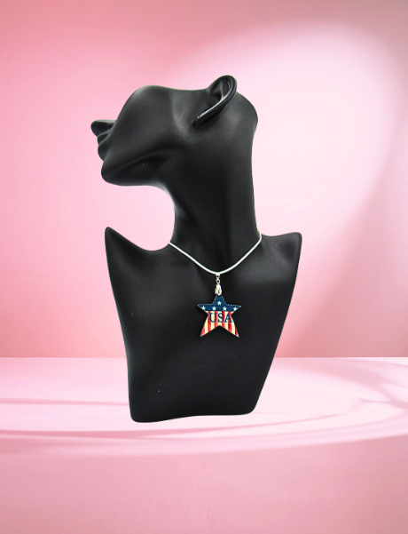 MDF-Star Shaped Sublimated Necklace 17 inch