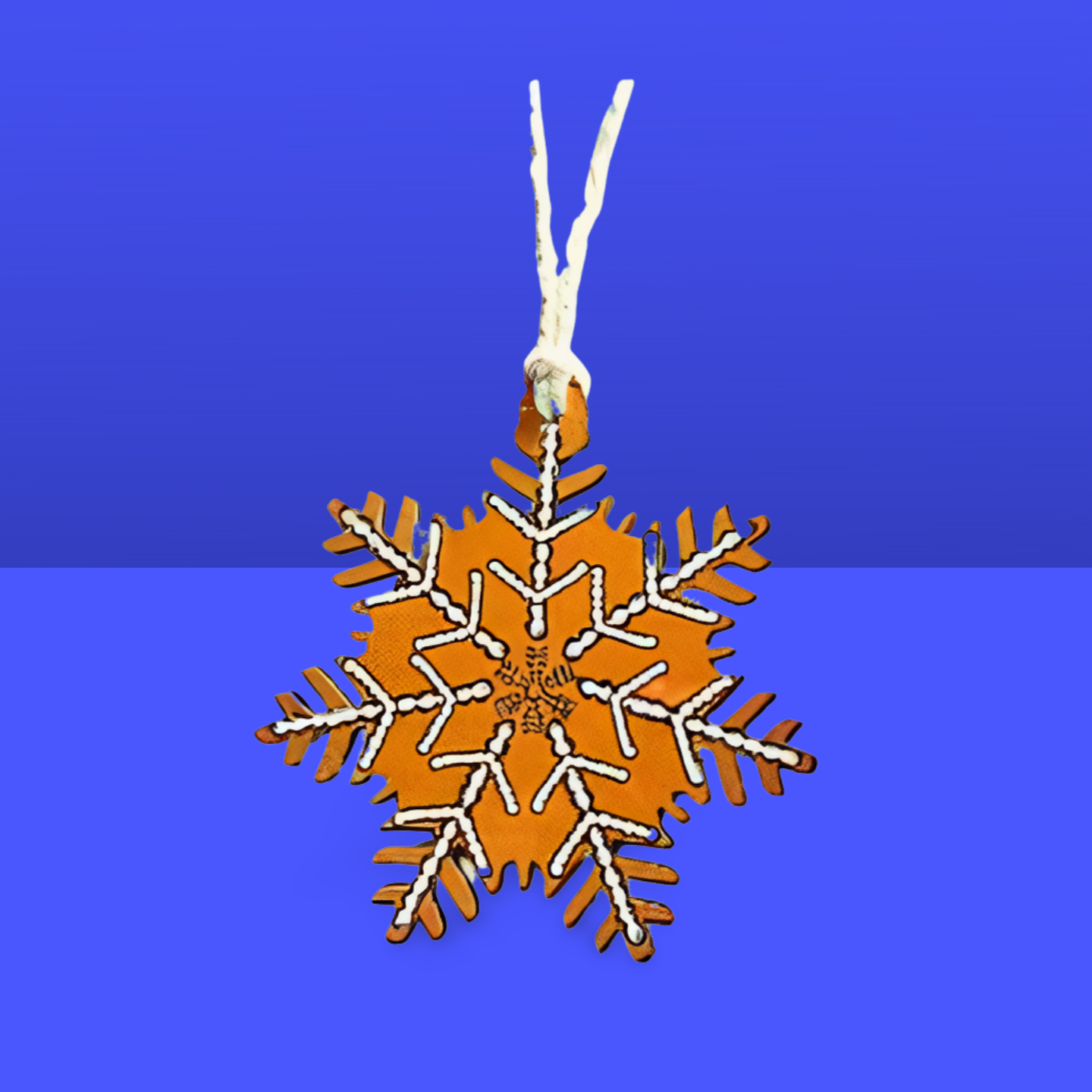 Snowflake Shaped Sublimated Ornament