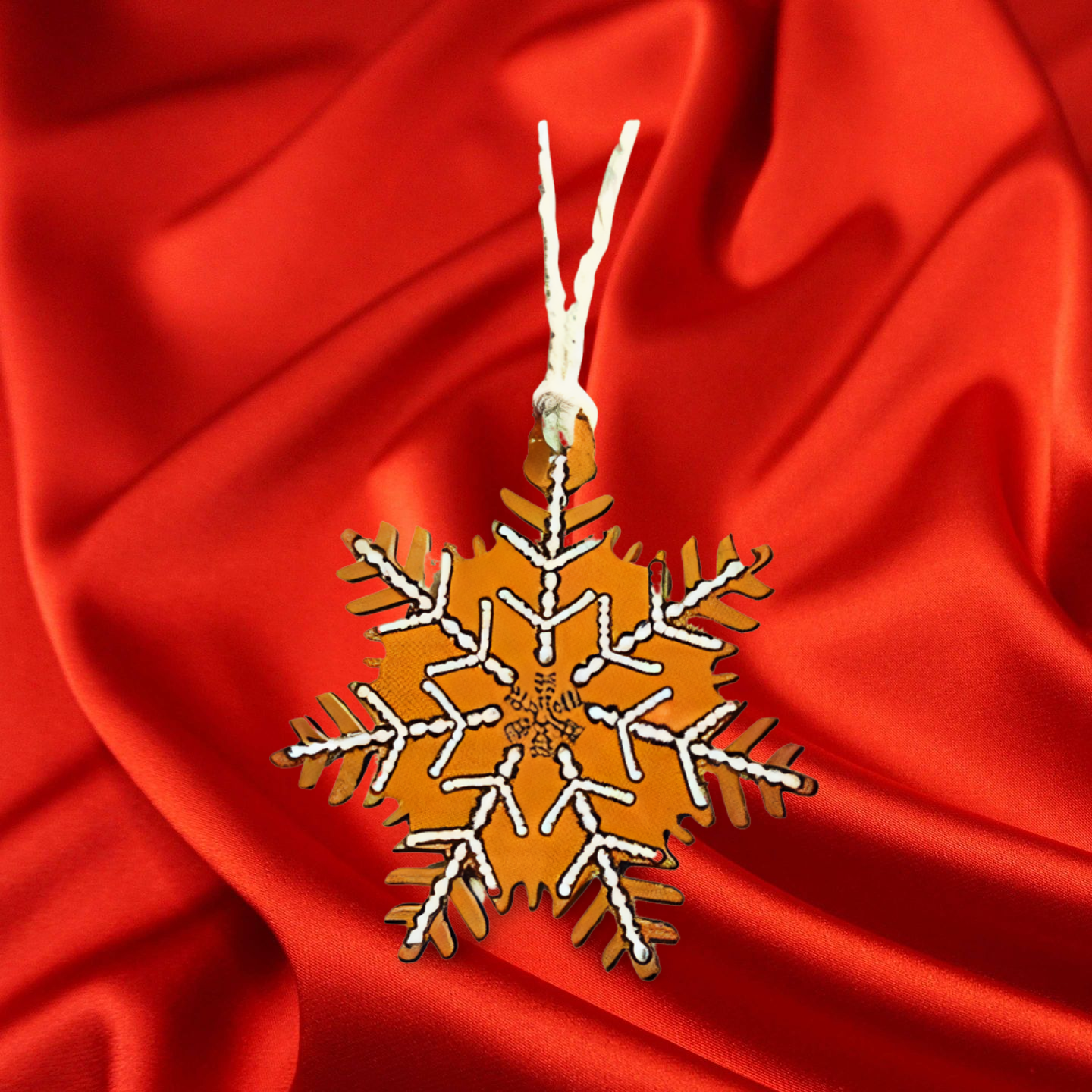 Snowflake Shaped Sublimated Ornament