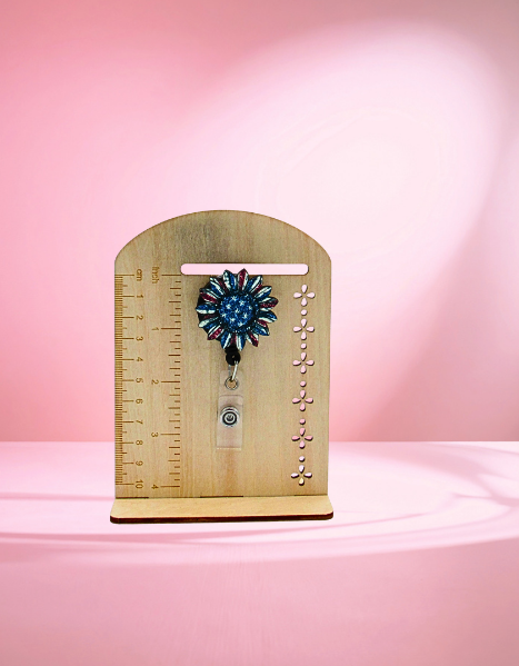 MDF- Sunflower Shaped Sublimated Badge Reel
