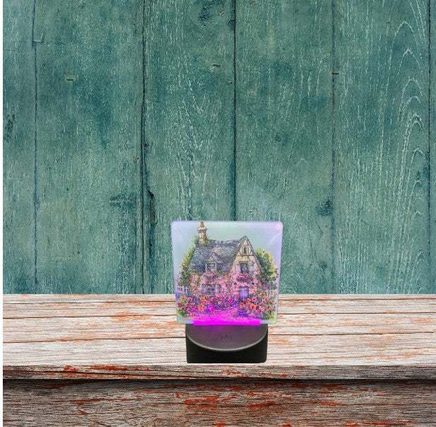 Square Shaped Sublimated Acrylic Light