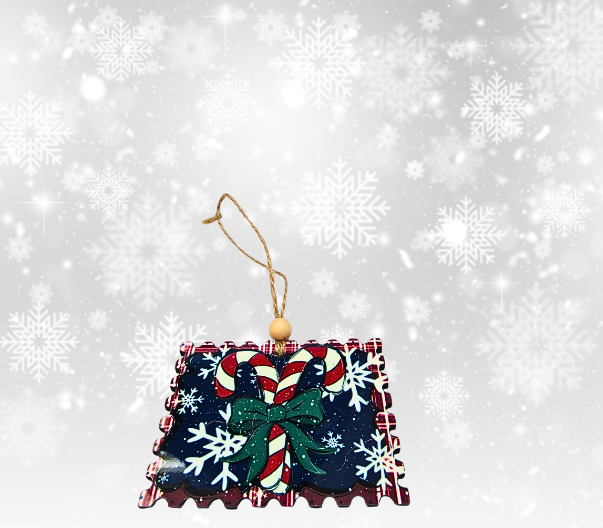 MDF-Horizontal Stamp Shaped Sublimated Ornament