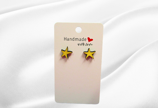 MDF-Starfish Shaped Sublimated Stud Earrings