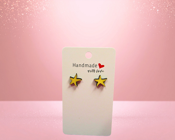 MDF-Starfish Shaped Sublimated Stud Earrings