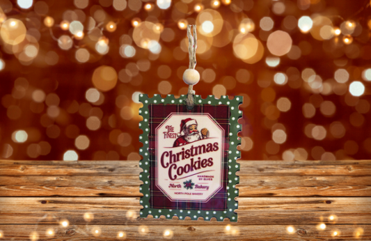 Vertical Stamp Shaped Sublimated Ornament