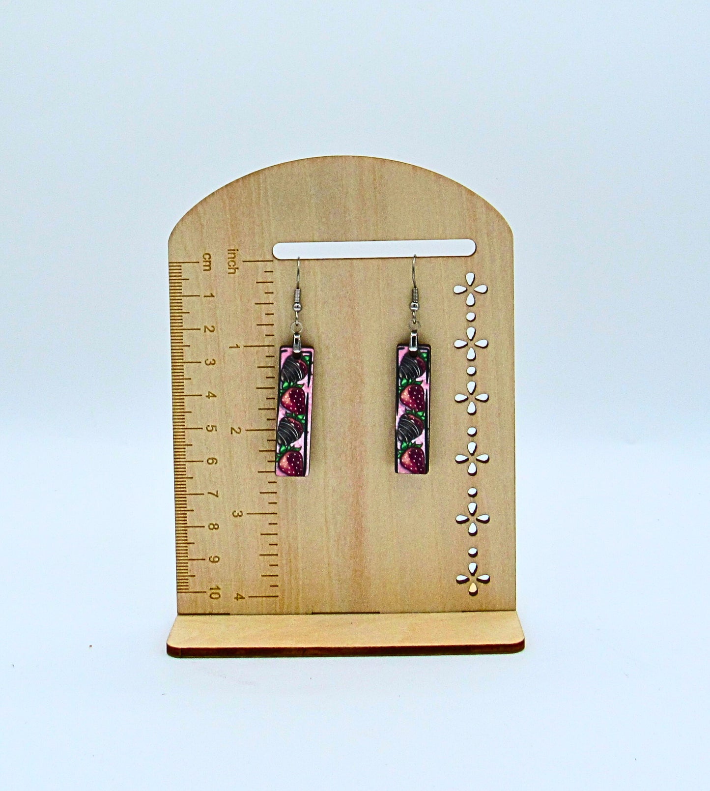 MDF Bar Shaped Sublimated Earrings 1.5 inch