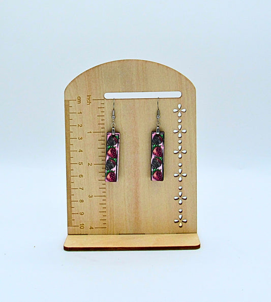 MDF Bar Shaped Sublimated Earrings 1.5 inch