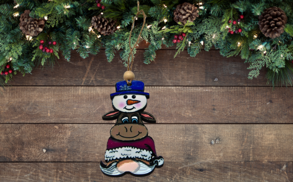 MDF- Christmas Trio Shaped Sublimated Ornament