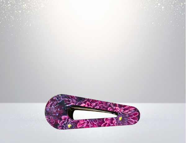 Open Triangle Shaped Sublimated Barrette