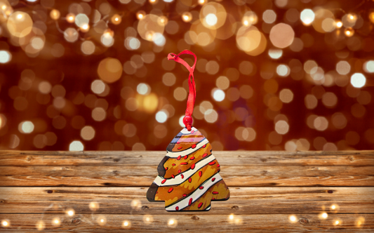 Tree Shaped Sublimated Ornament