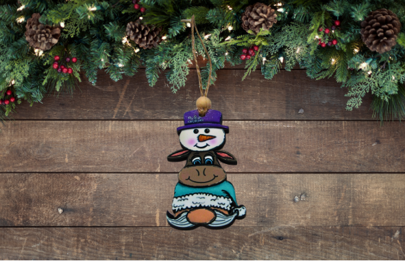 MDF- Christmas Trio Shaped Sublimated Ornament