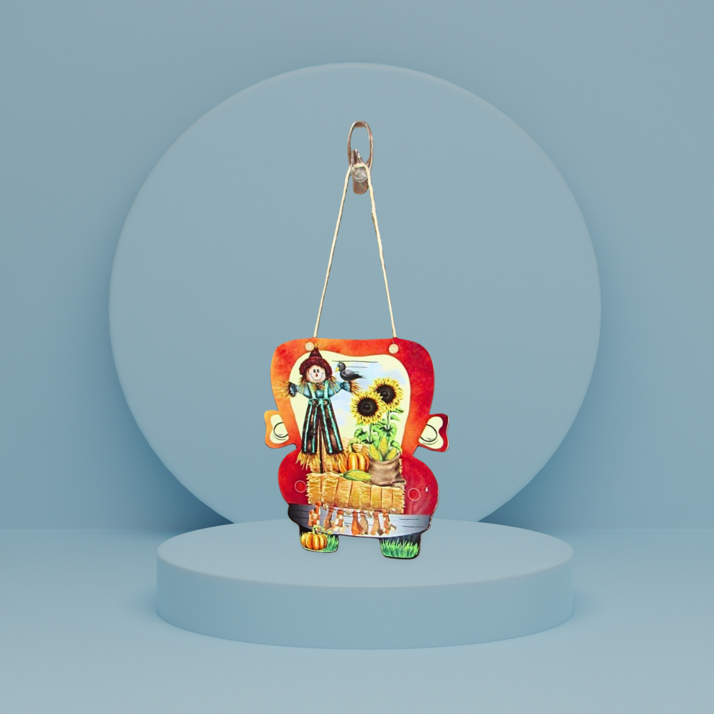 Truck Shaped Sublimated Door Hanger