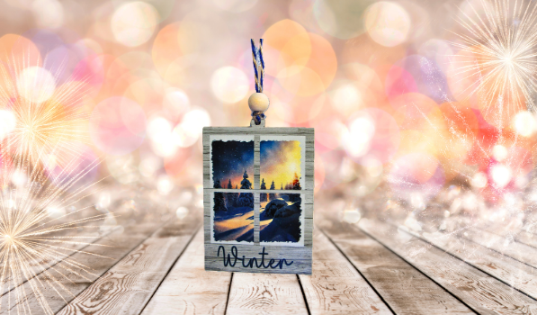 Window Shaped Sublimated Ornament