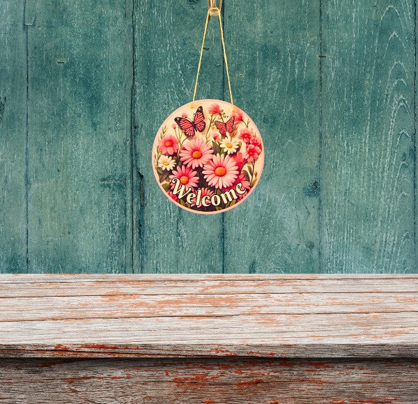 Round Sublimated Door Hanger