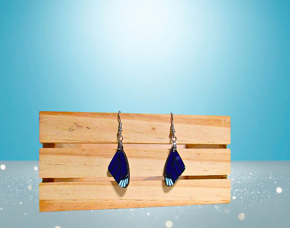 MDF-Wing Shaped Sublimated Earrings 1 inch