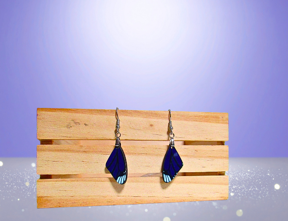 MDF-Wing Shaped Sublimated Earrings 1 inch