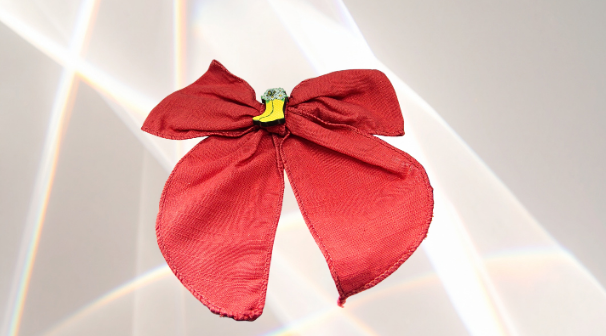 5" Girls Cotton Hair Bow with MDF Shaped Sublimated Center (Rainboot)