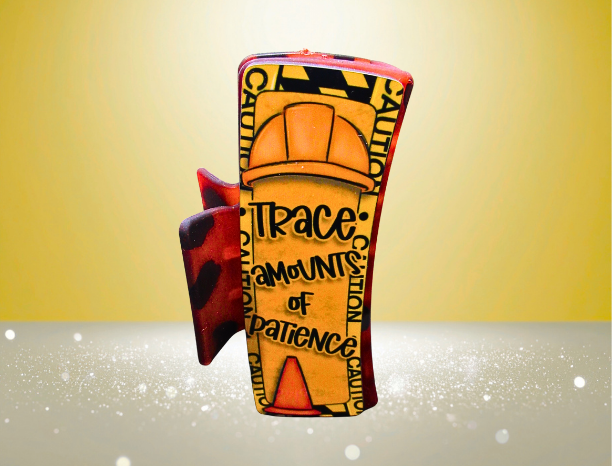 MDF-Large Sublimated Hair Claw Clip